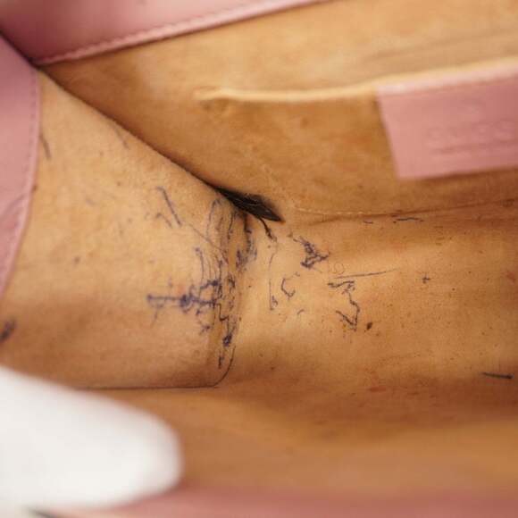 Gucci Padlock Shoulder Bag 432182 Leather Pink Women's P2113622 - Picture 12 of 16